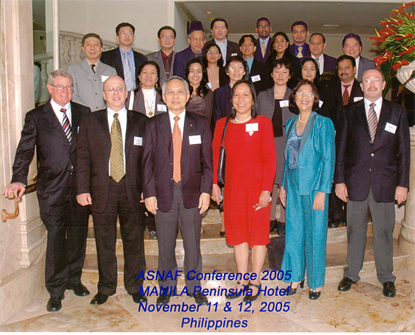 Delegates at the ASNAF Conference hosted by Chairman Cherry Bernaldo (in red).