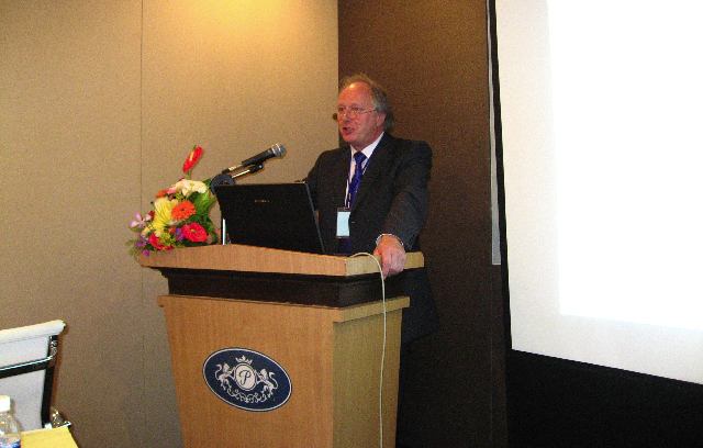 Fidunion International representative, Mr Hans Leonard Chiaradia giving a presentation