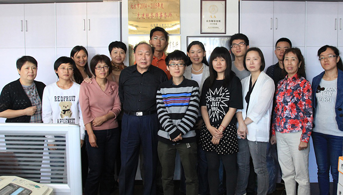 Some office staff members